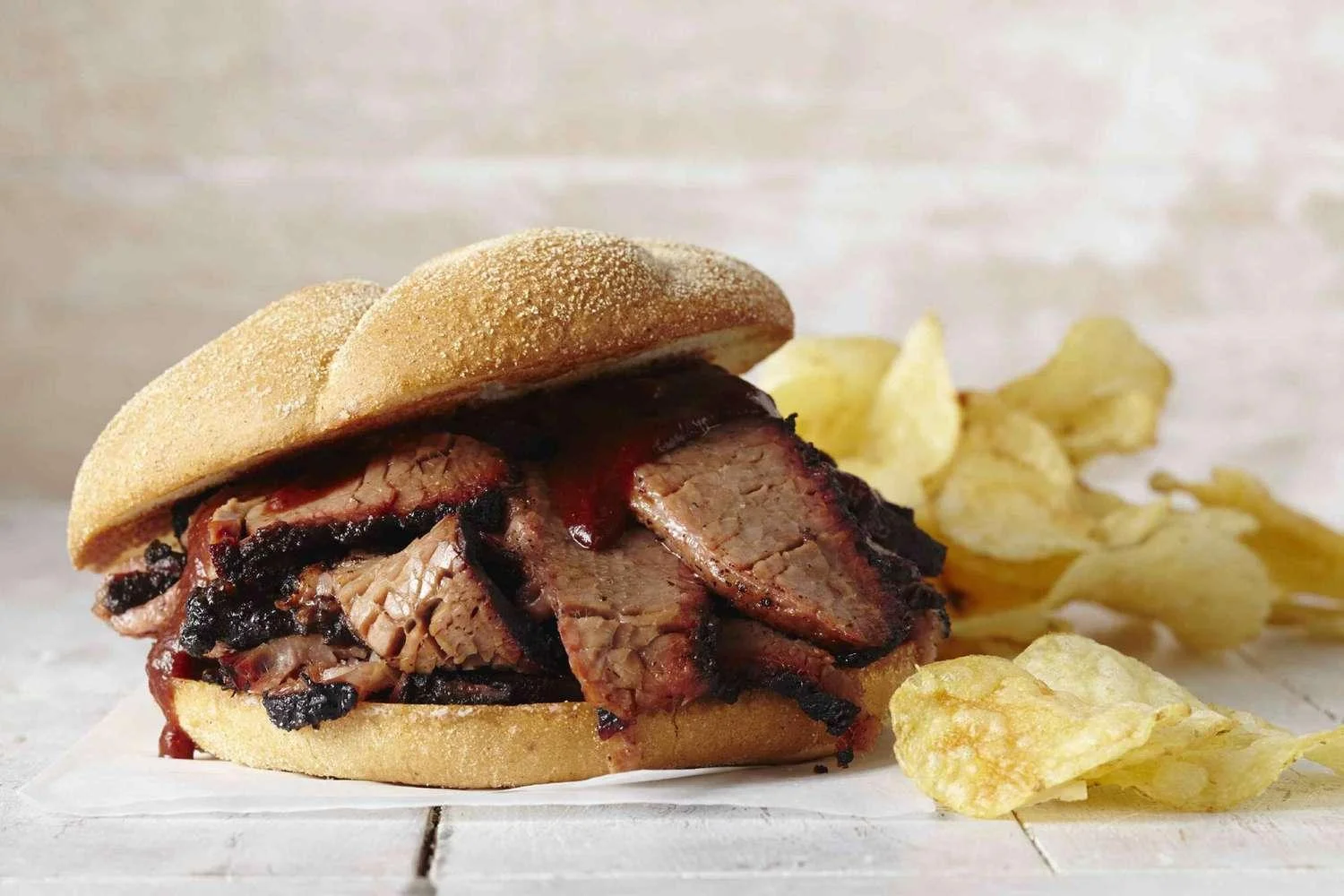 Brisket Sandwich (Sliced)