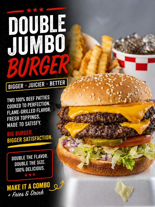 Double Jumbo Burger | Triangle