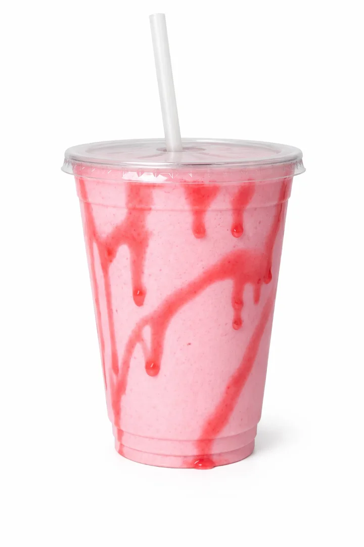 Real Strawberry smoothie/milk shake
