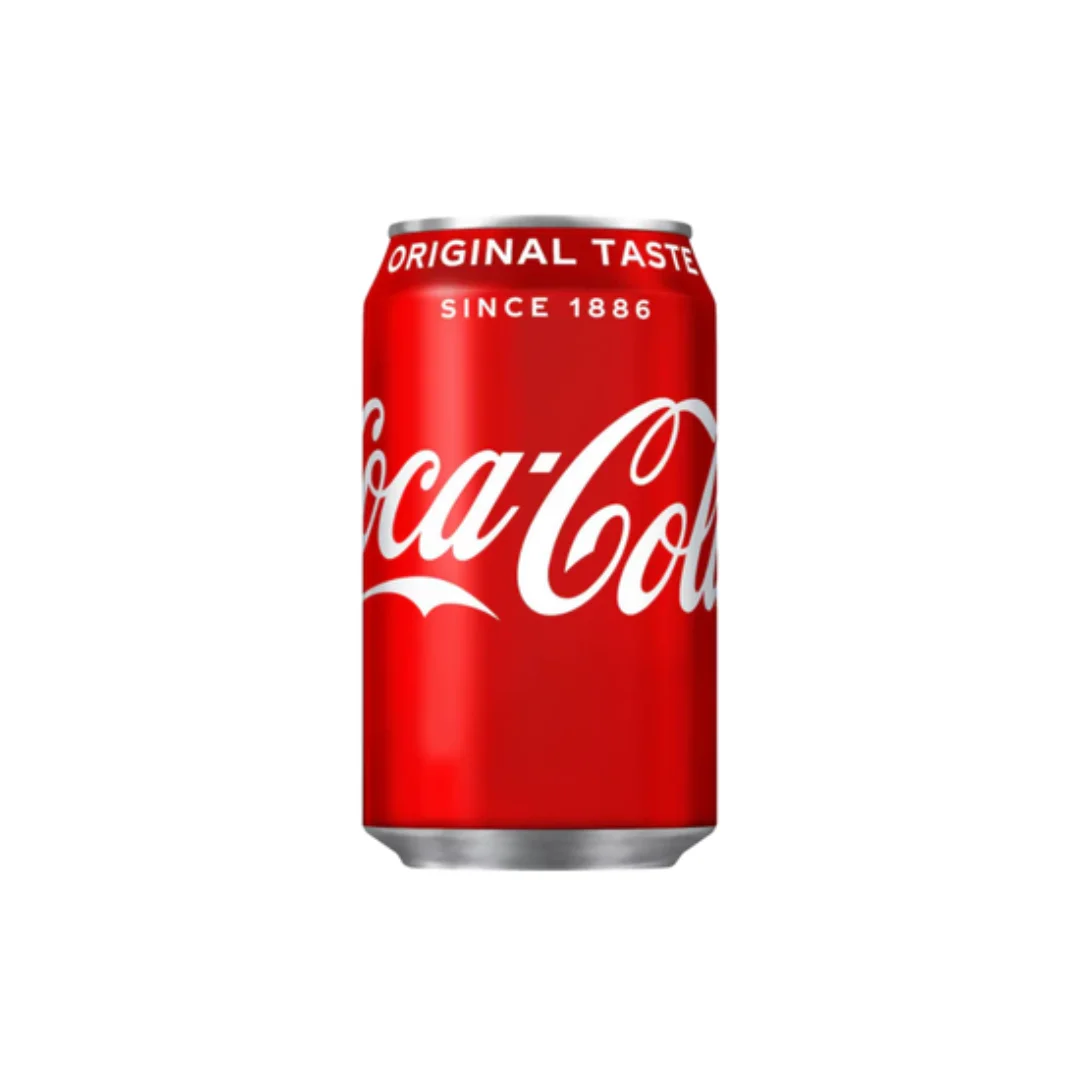 Coca-Cola can with original taste since 1886