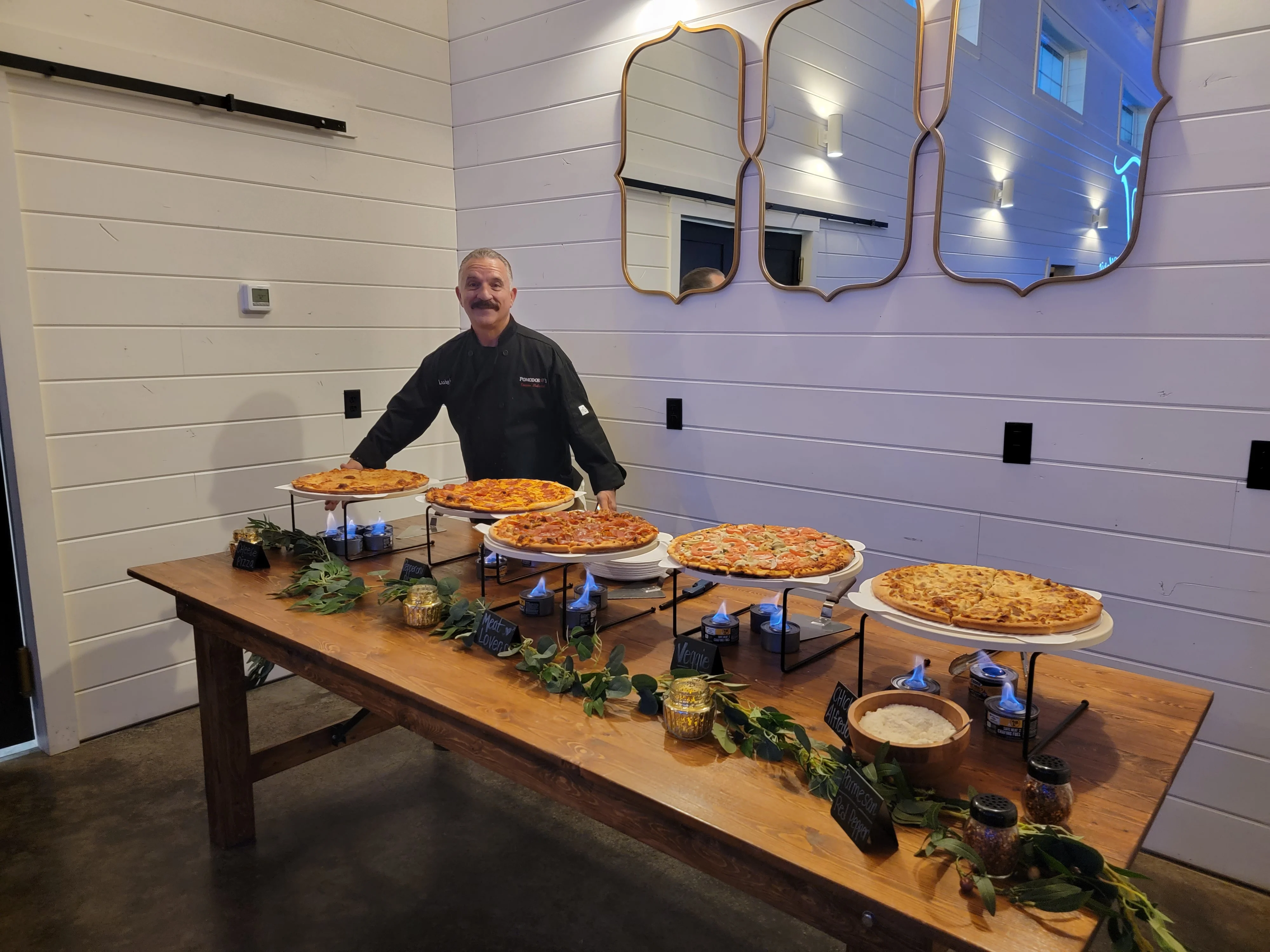 A restaurant chef preparing a dish
