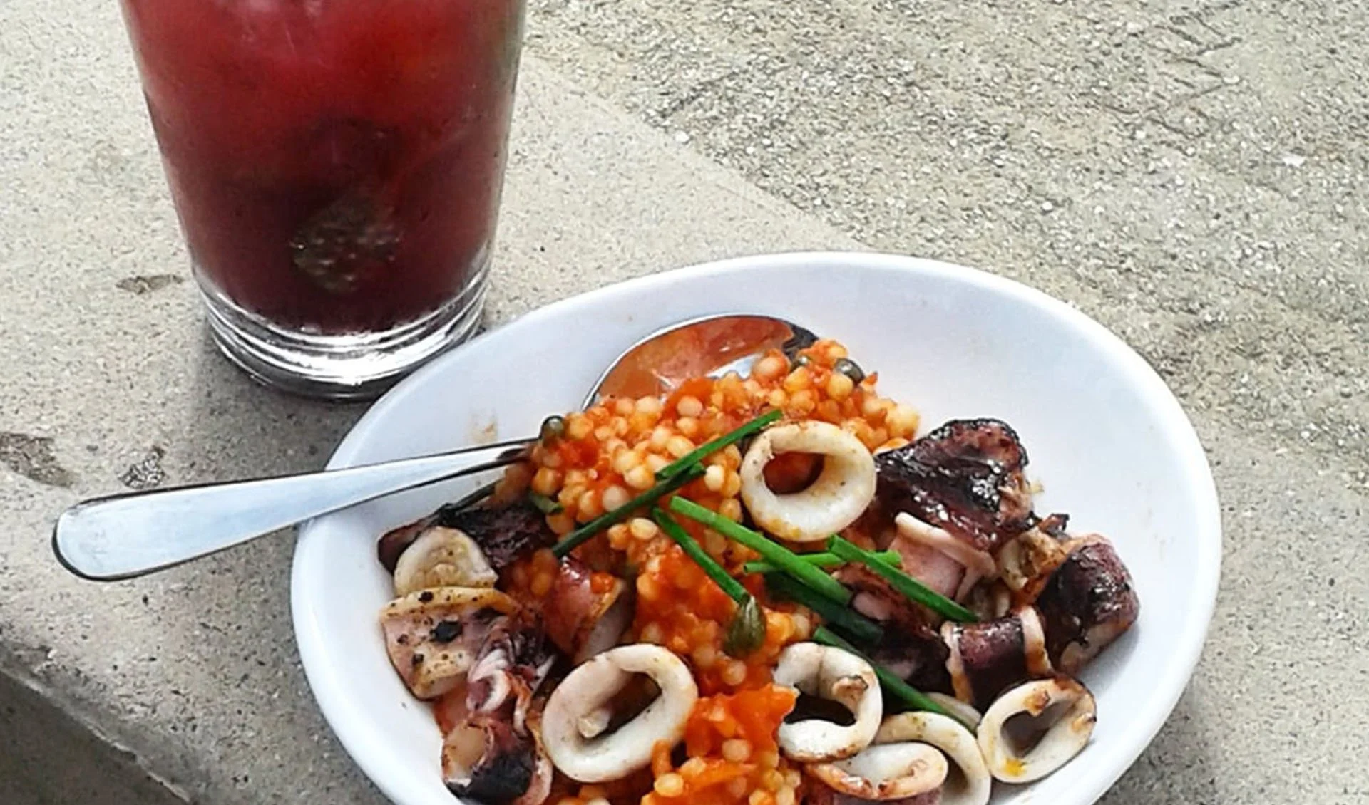 Calamari and Sangria