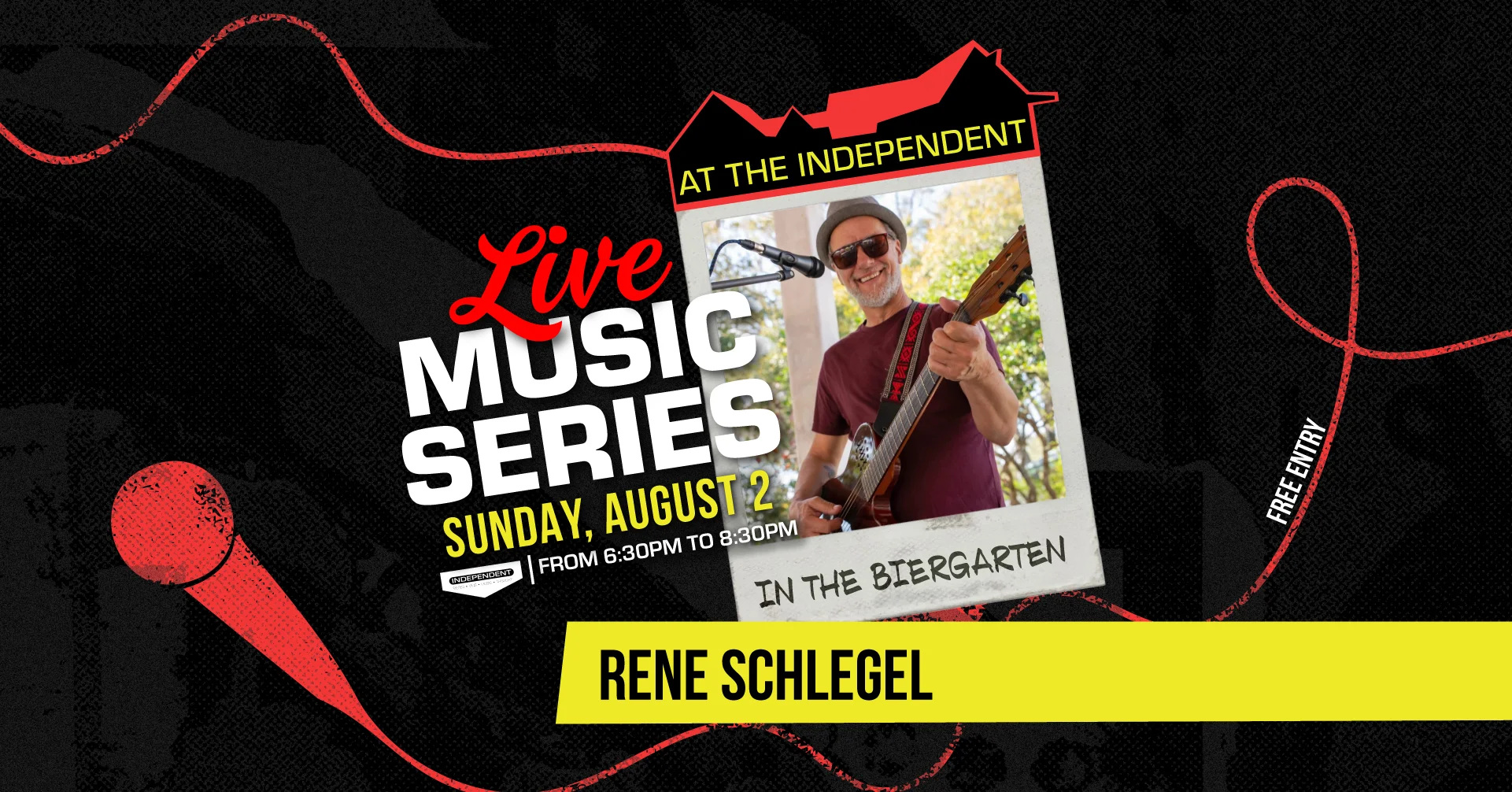 Promotional image for Indie Music event featuring Todd Murphy.