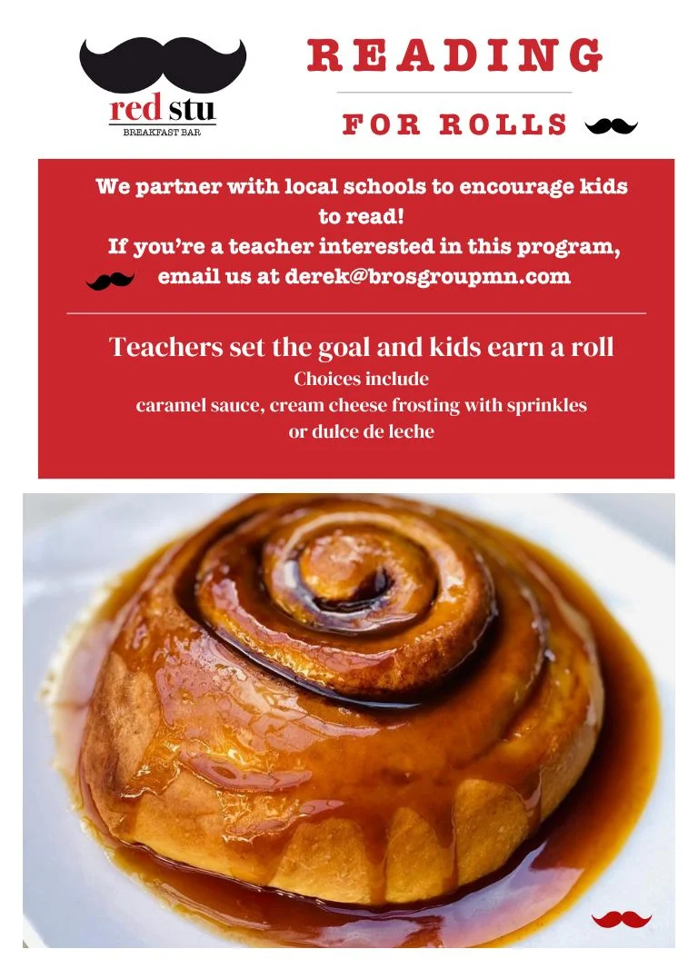 Cinnamon roll drizzled with caramel sauce