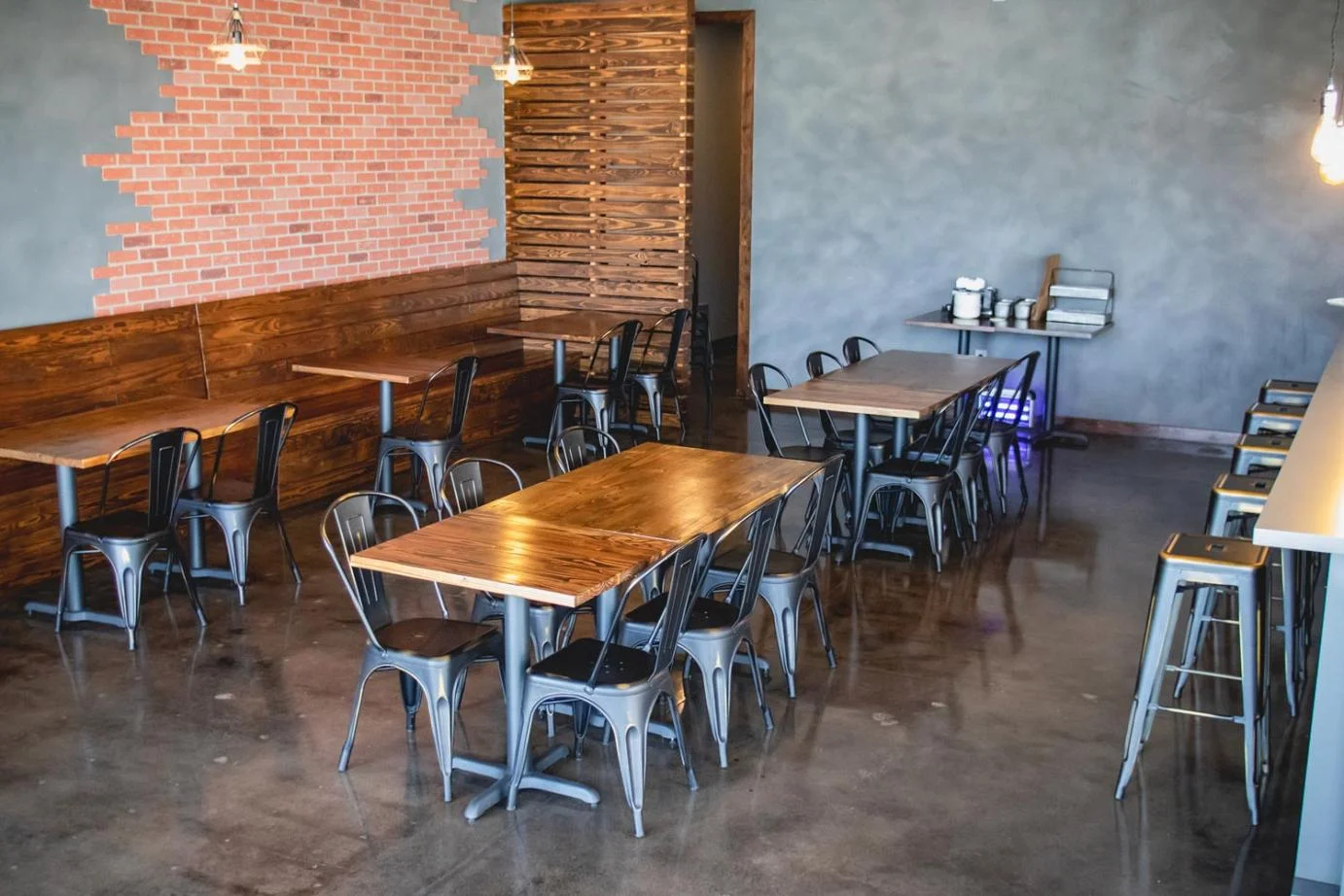 Modern Vietnamese restaurant exterior with inviting ambiance