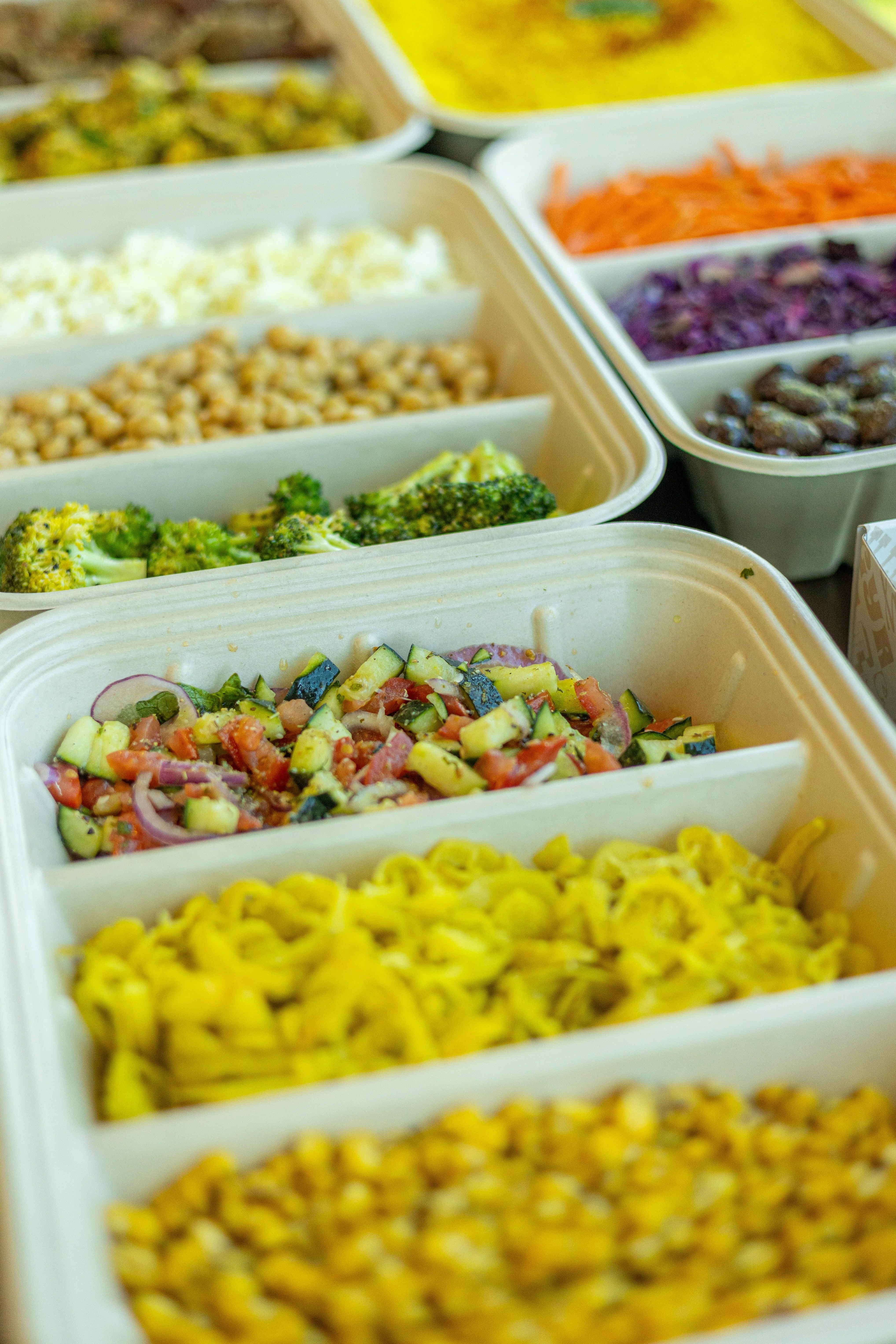 Greek food catering trays from Santorini's Greek Grill serving Farmington and Davis County