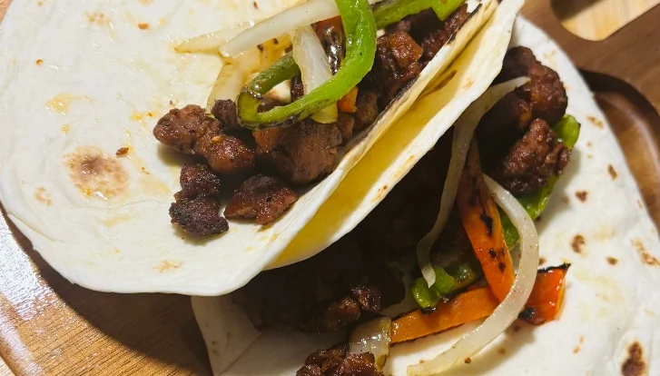 (2) Soft Fajita Stk Tacos
