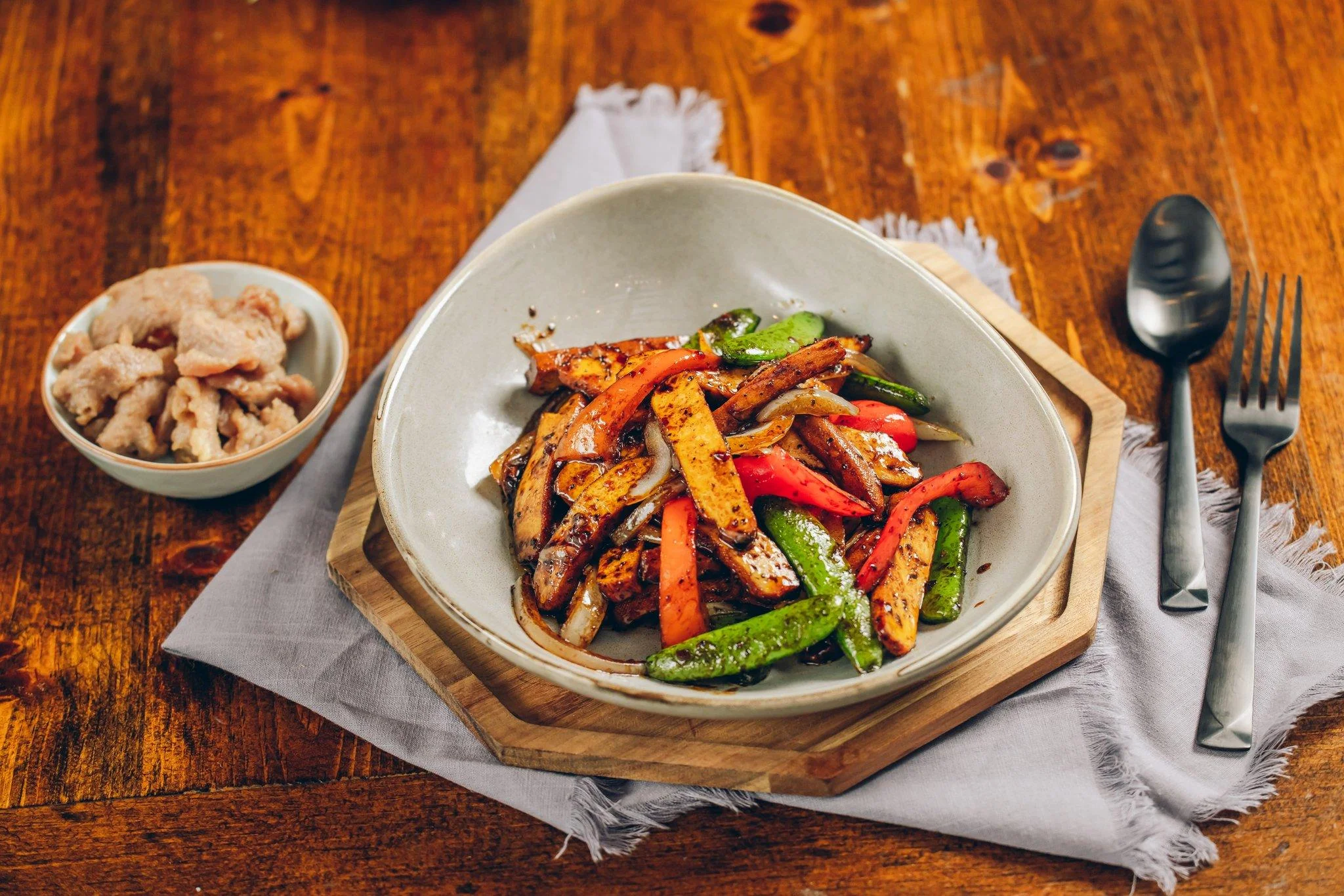 Fiery Tofu with Pork or Beef