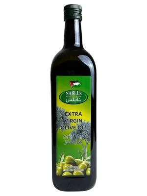 NABLUS EXTRA VIRGIN OLIVE OIL BLACK BOTTLE – SINGLE (1000 ML)