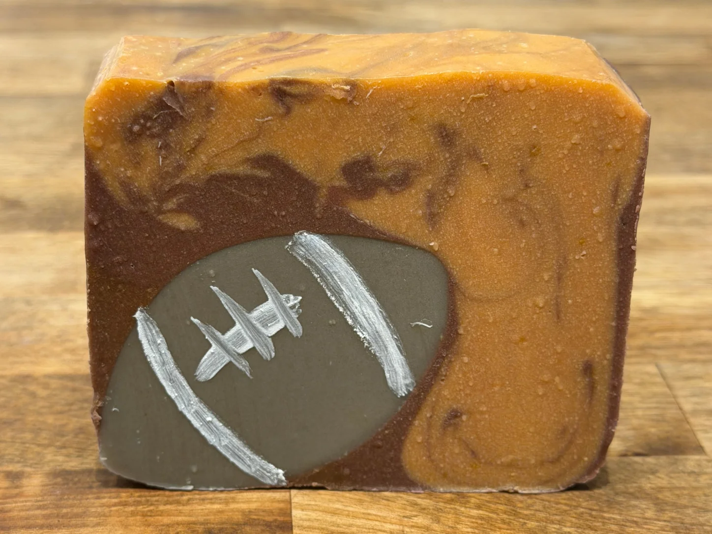 Magnolia West Mustangs Battle of the Soaps bar in maroon and gold