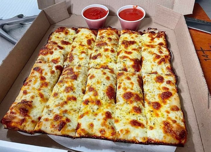 Gahanna Ohio - Large 9 Cut THICK Crust Captain Planet