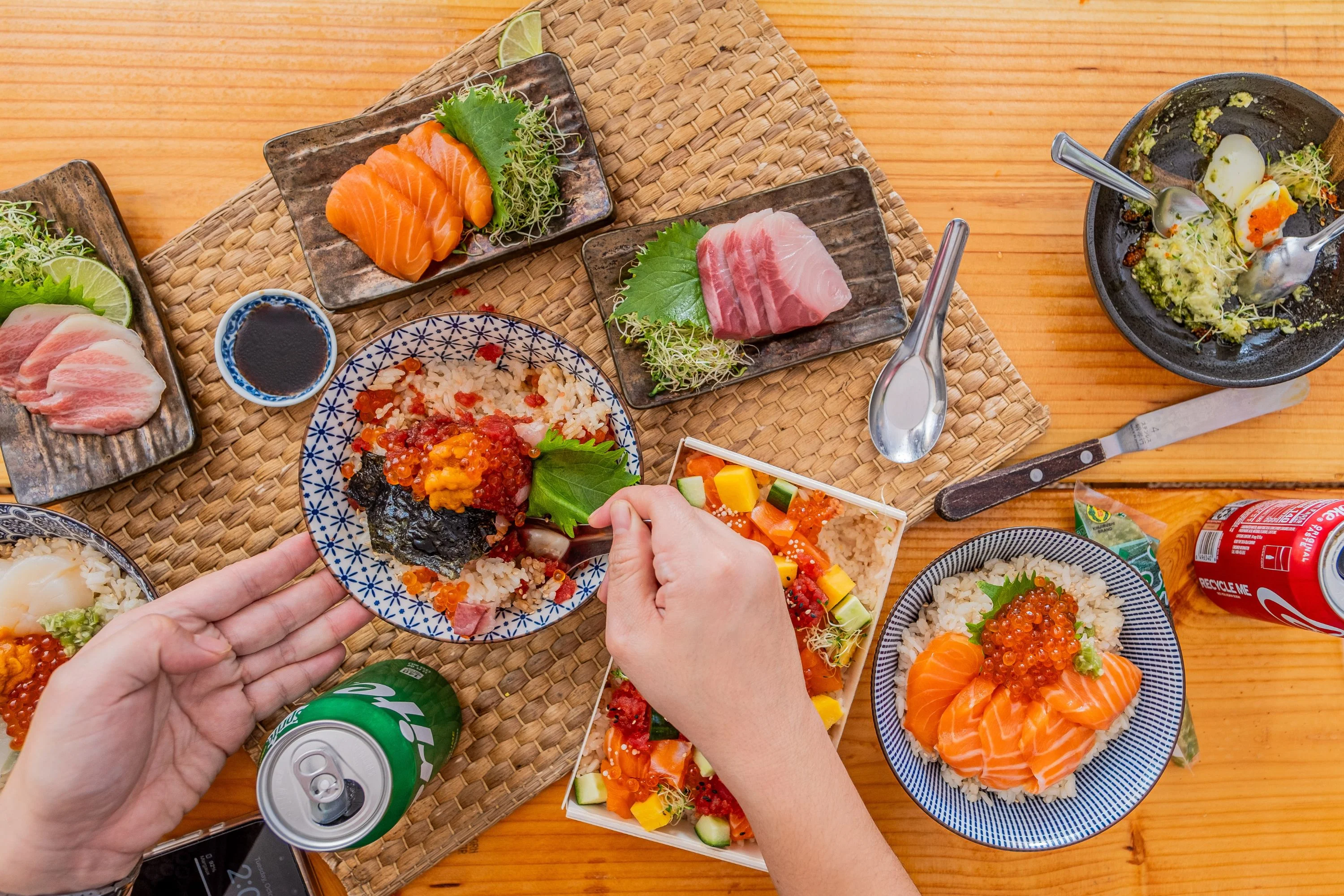 flatlay chirashi