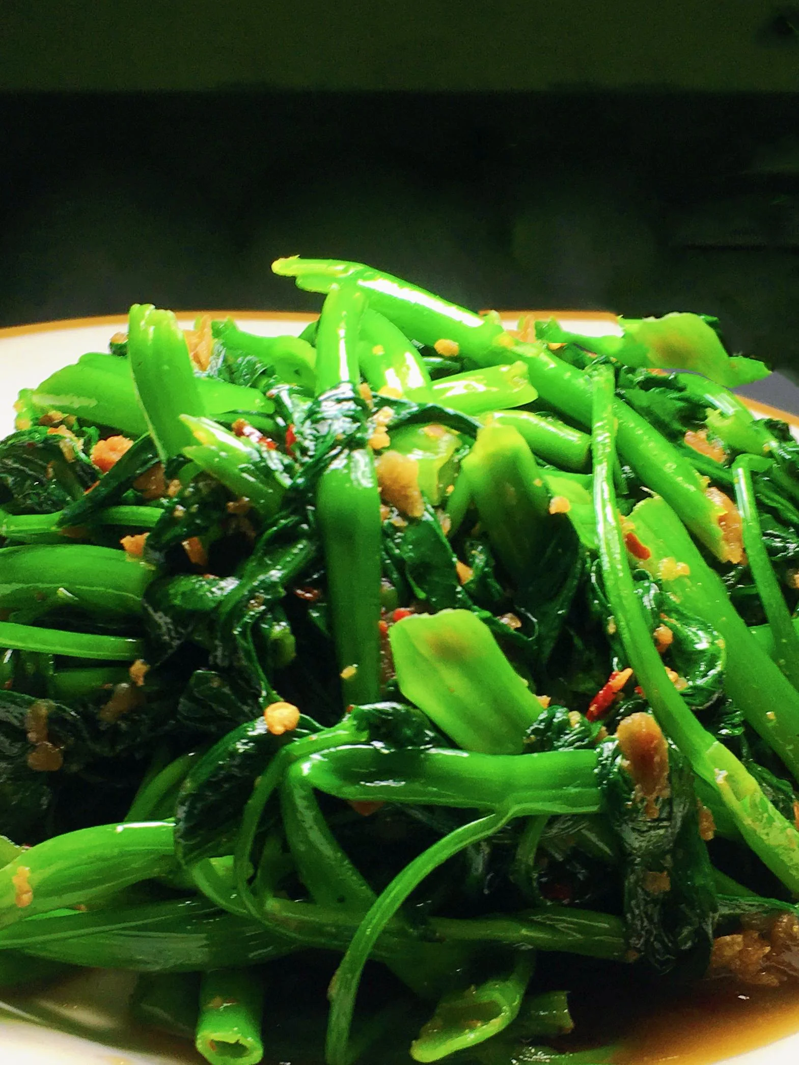 炒通菜 Sautéed Water Spinach