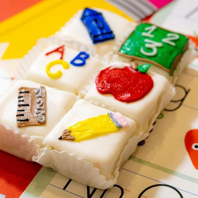 Back To School Petit Fours