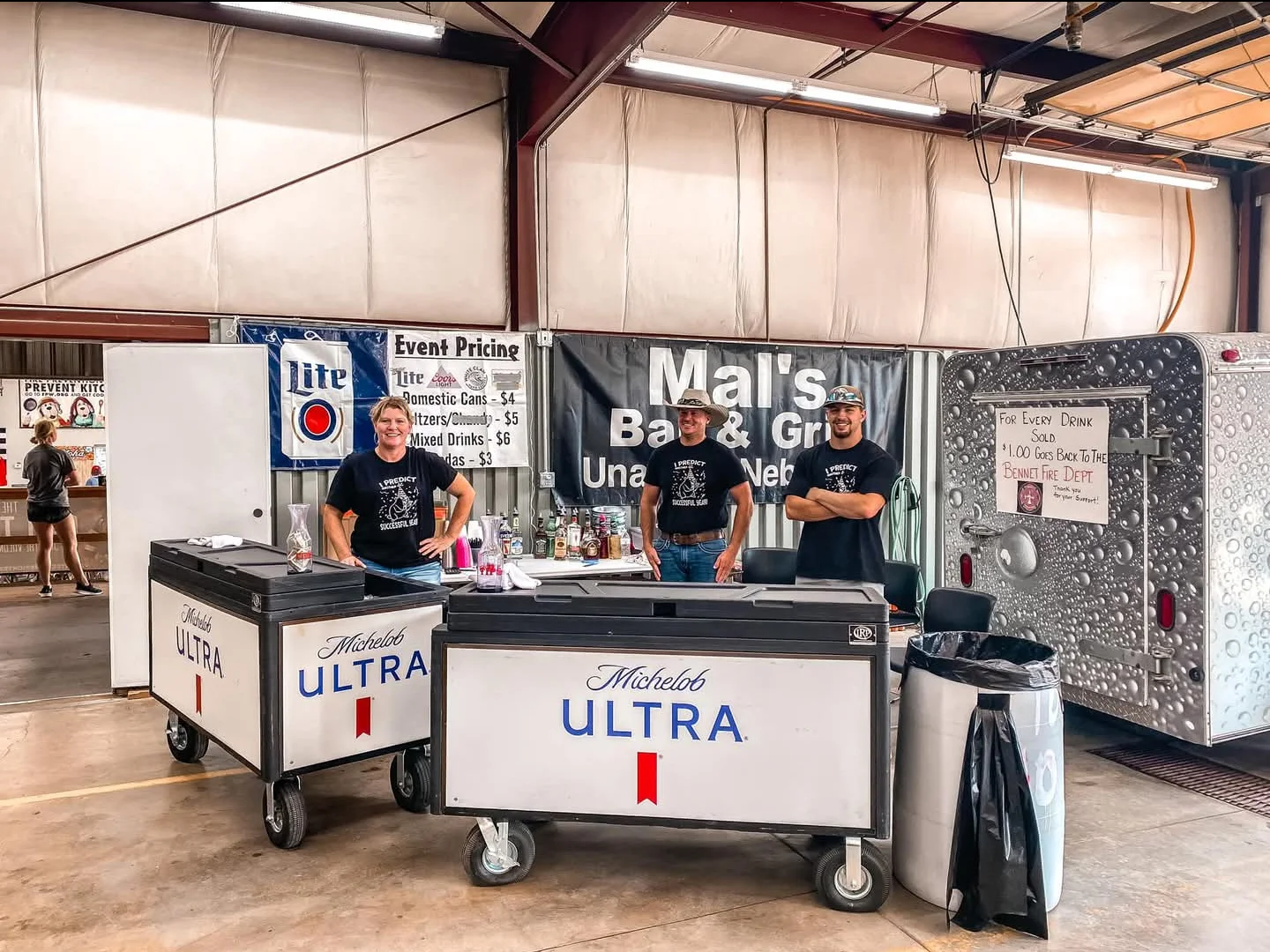Catering Staff at a fundraiser