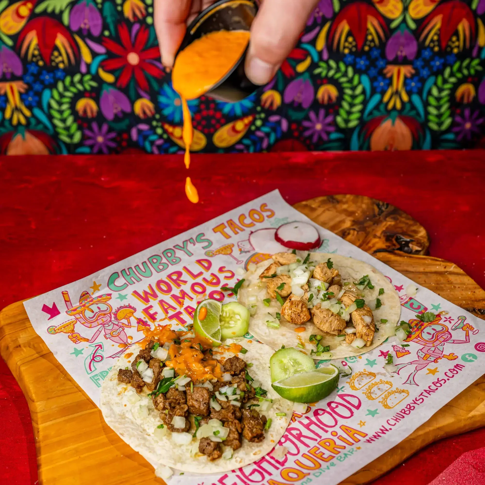 Crispy Mexican quesabirria tacos with consommé dipping sauce