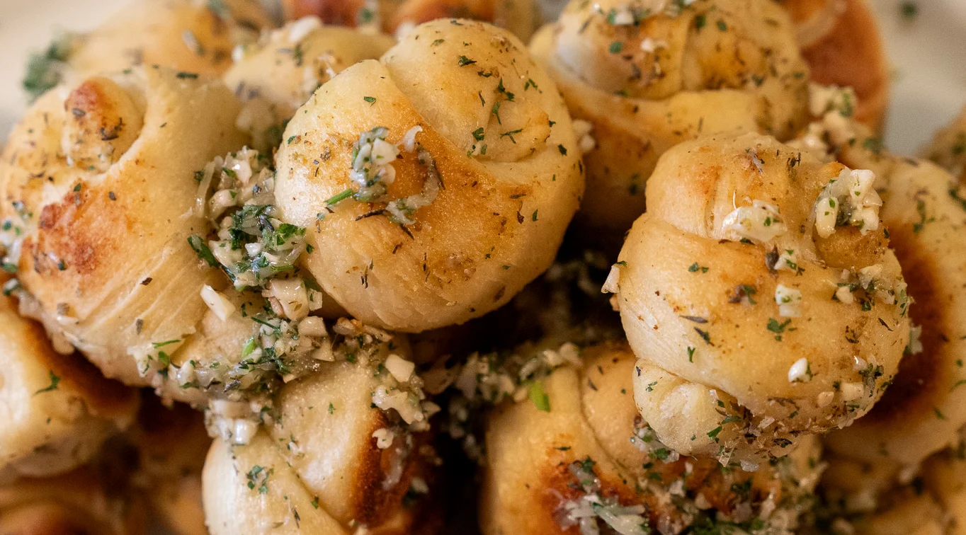 Freshly Baked Garlic Knots