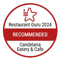 Recommended badge for Candelaria Eatery & Cafe by Restaurant Guru 2024