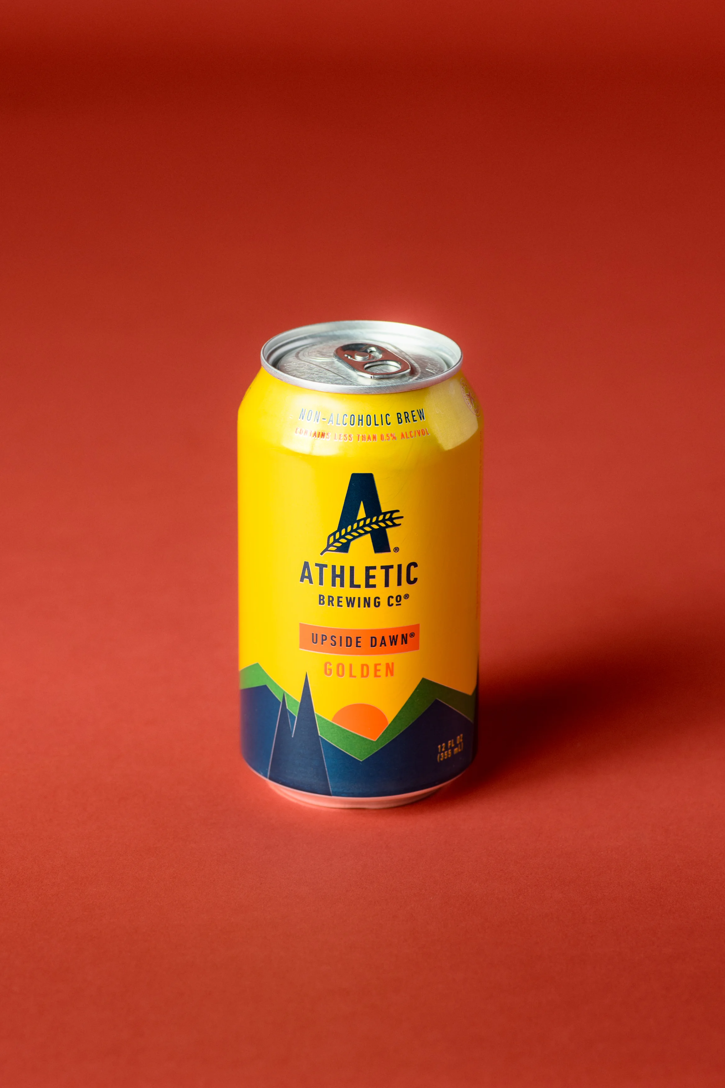 Can of Athletic Brewing Upside Dawn non-alcoholic beer