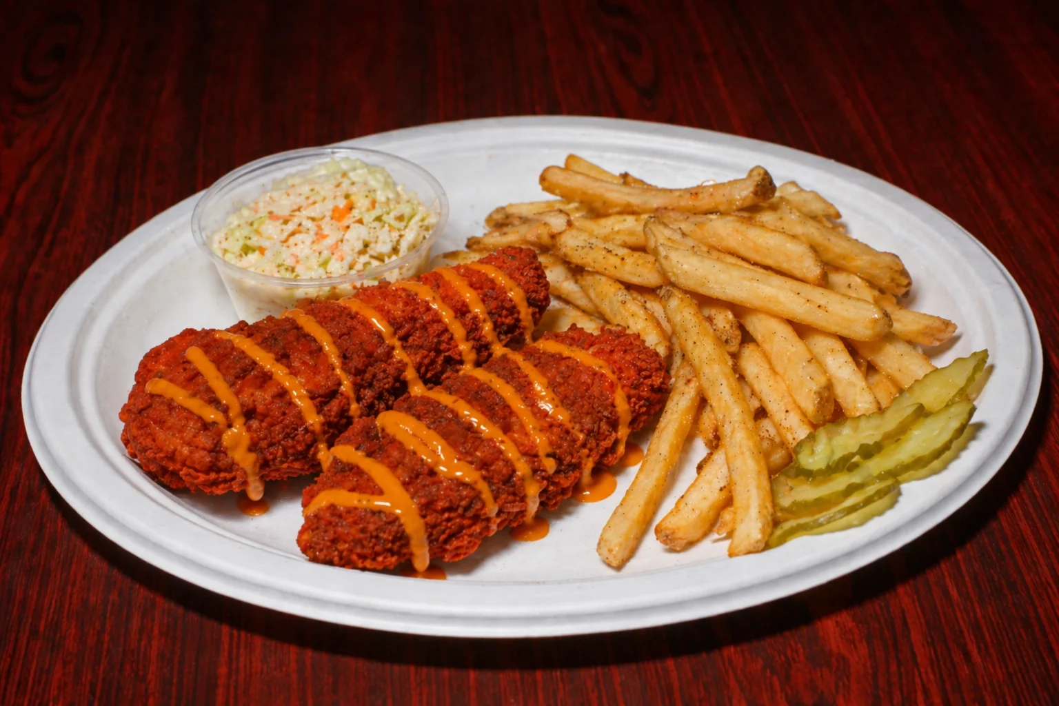 Z's Hot Chicken Tenders with Fries