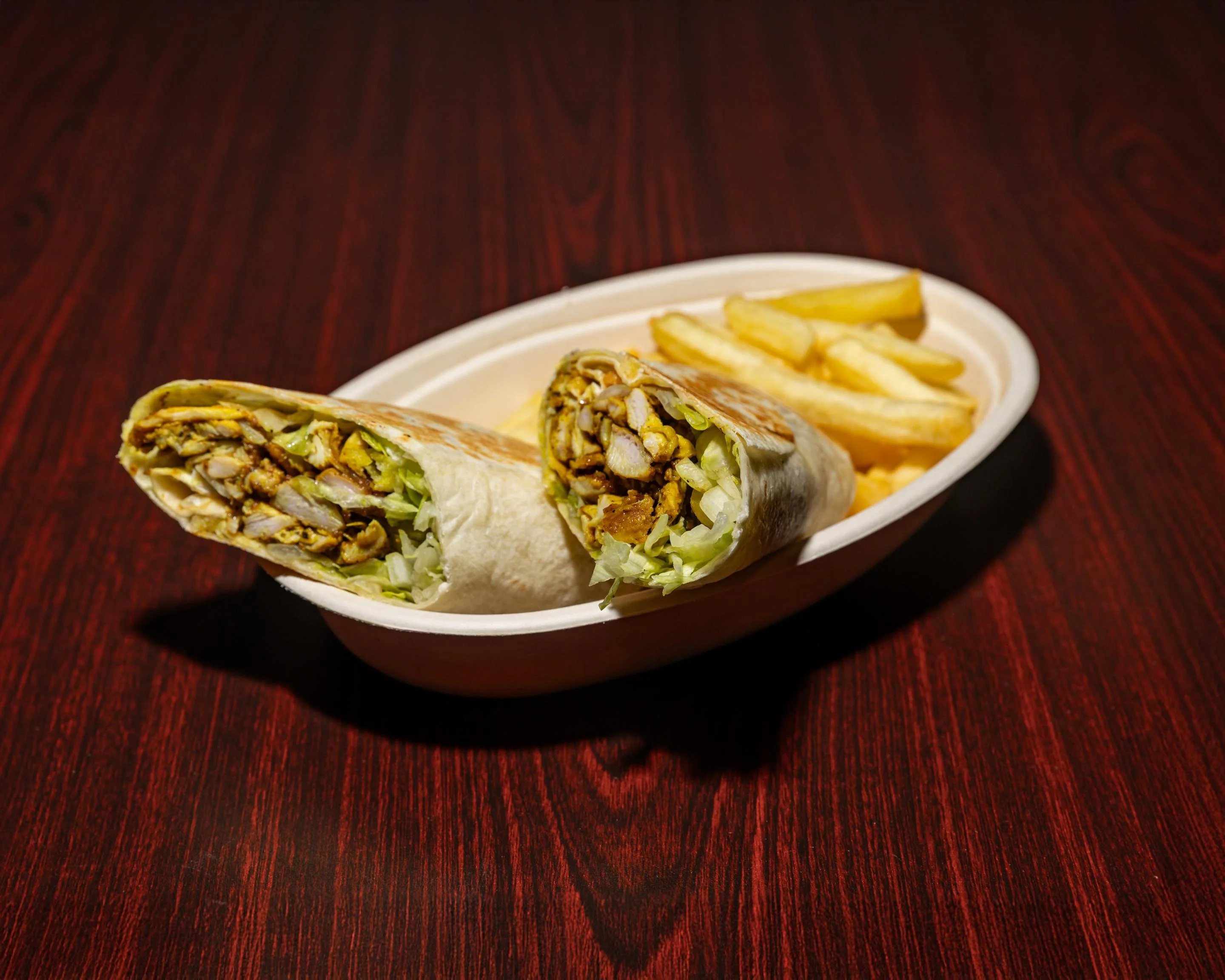 #9 - Chicken Shawarma with Fries