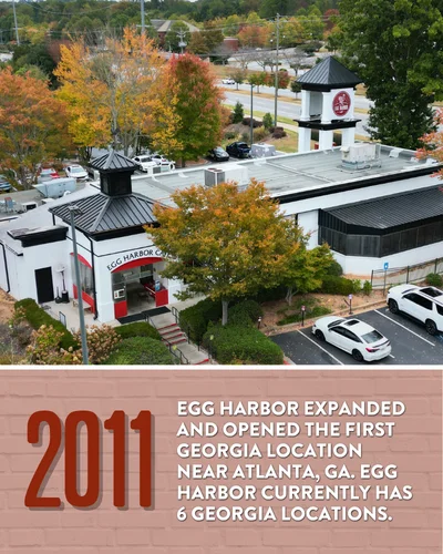 2011 Egg Harbor expanded to open its first Georgia location near Atlanta, GA