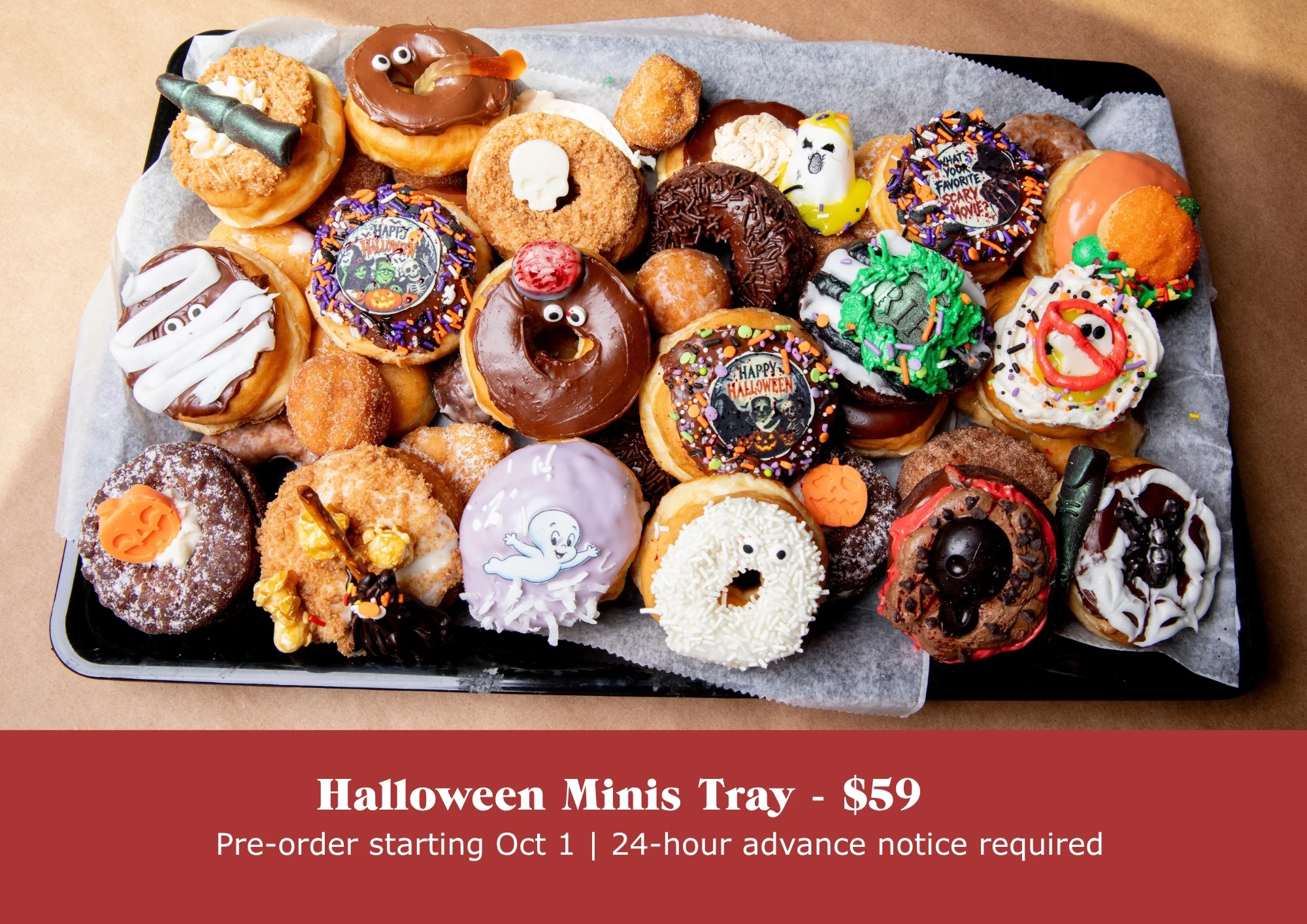 Halloween minis tray