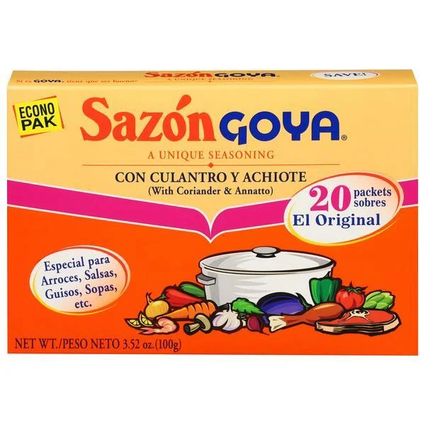 Goya® Sazon Coriander & Annatto Seasoning 18/3.52oz