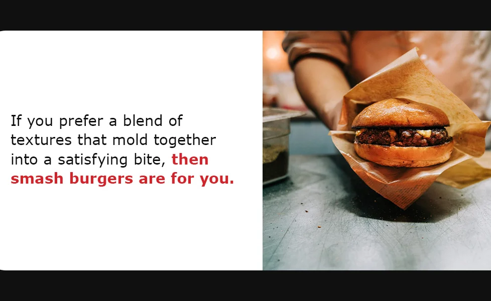 Delicious smash burger served in parchment paper