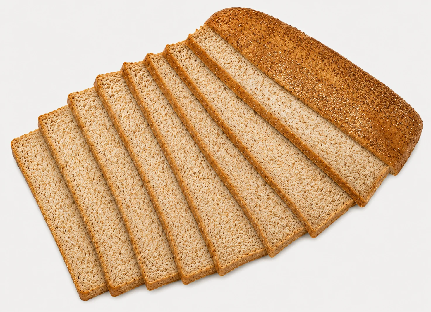 Delicious Texas-style loaves of bread on a wooden table.
