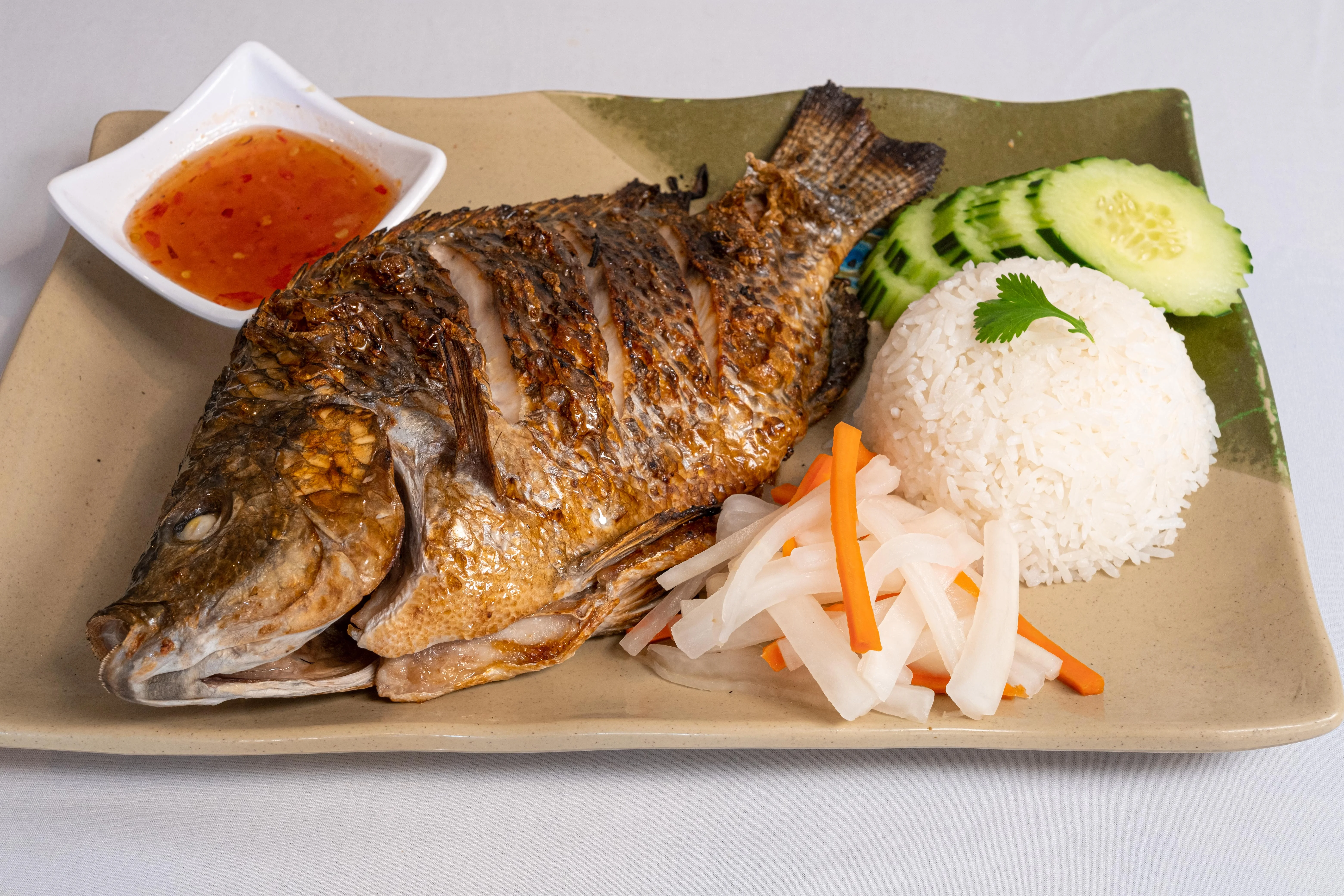 Grilled Whole Tilapia Fish