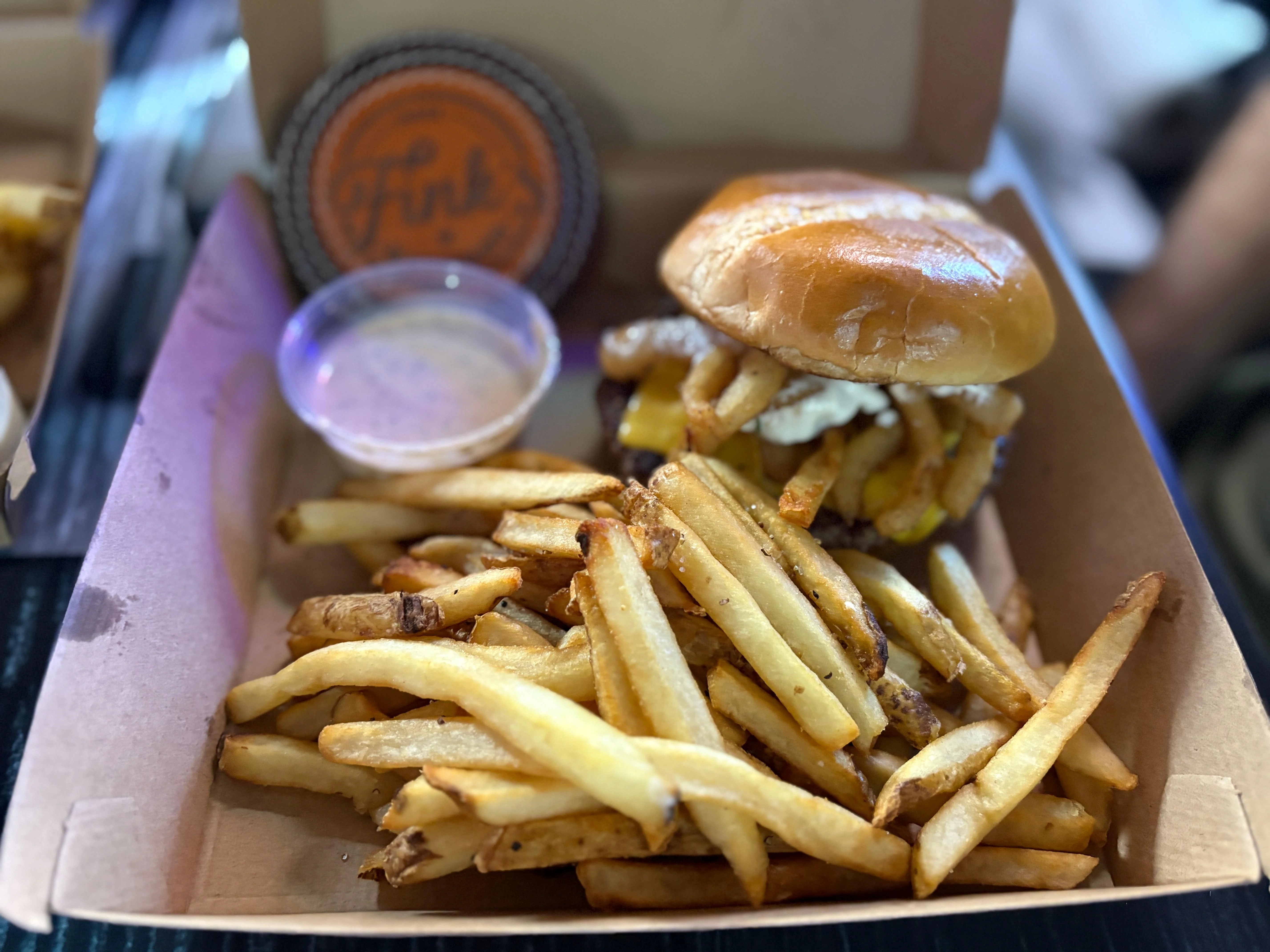 Roasted Garlic Quill Burger