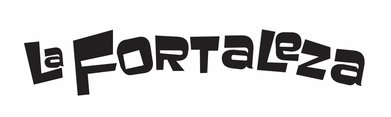 Logo of La Fortaleza restaurant showcasing bold typography