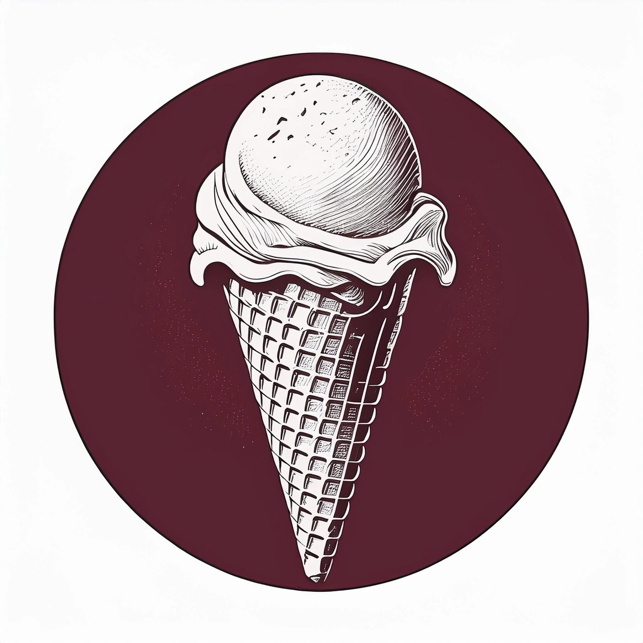 Ice Cream in a waffle cone