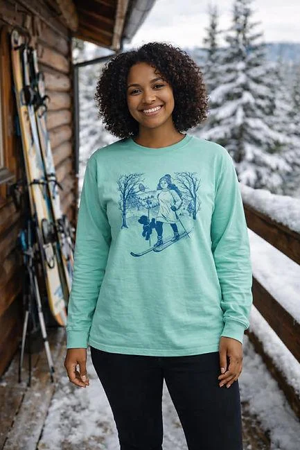 MMO #3 Let It Snow - Long Sleeve, 2XL, Sea Foam