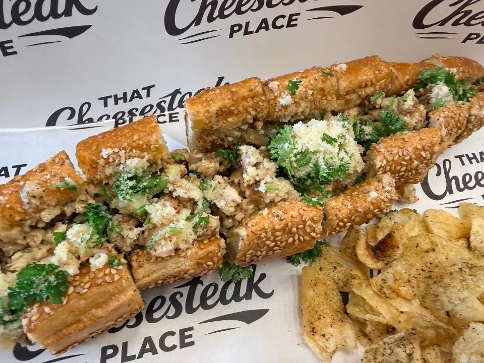 Garlic Parmesan Cheesesteak