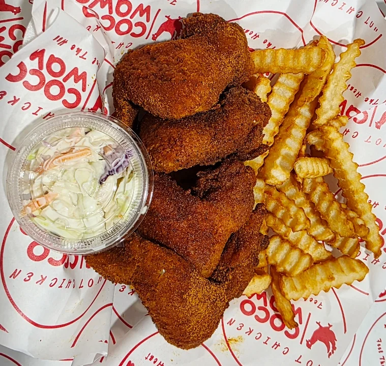 12 Nashville Style Hand Breaded whole Wings Meal