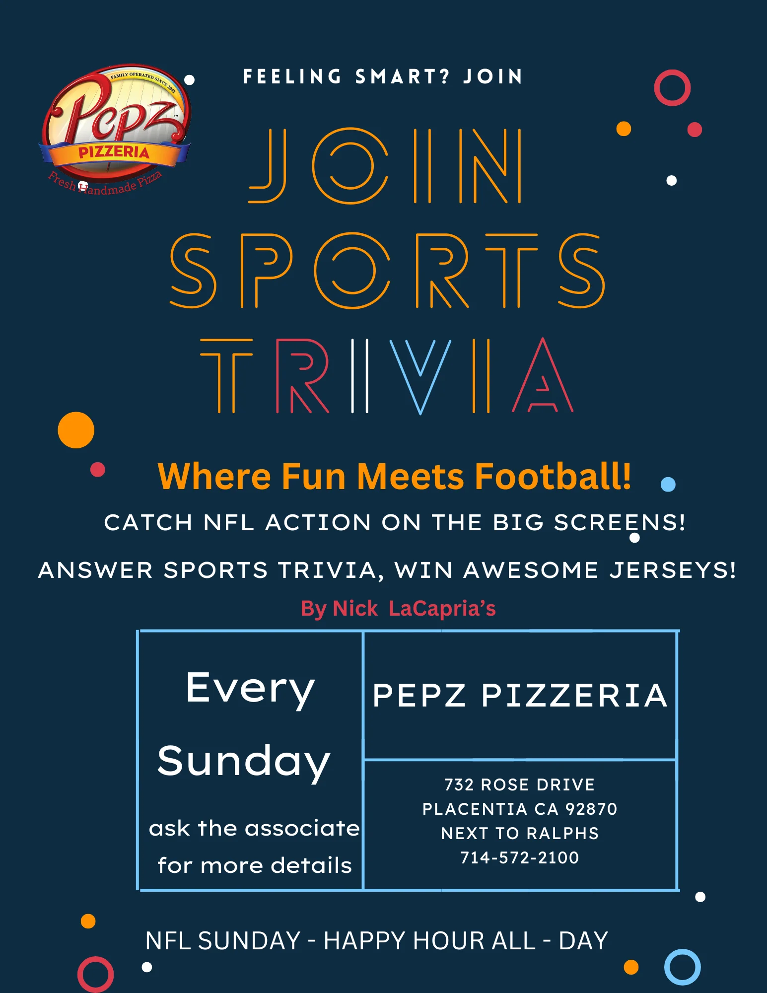 Come enjoy the Sports Trivia