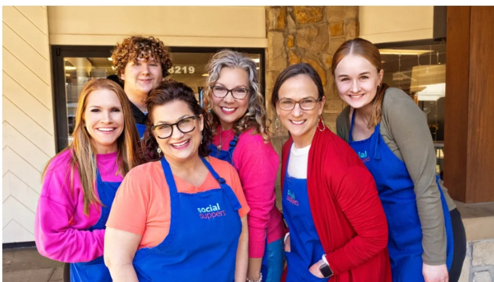 Group of smiling staff at Social Suppers restaurant