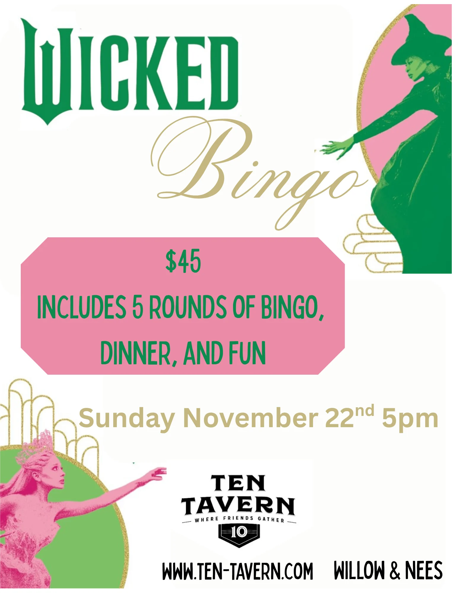 Friends Bingo Dinner