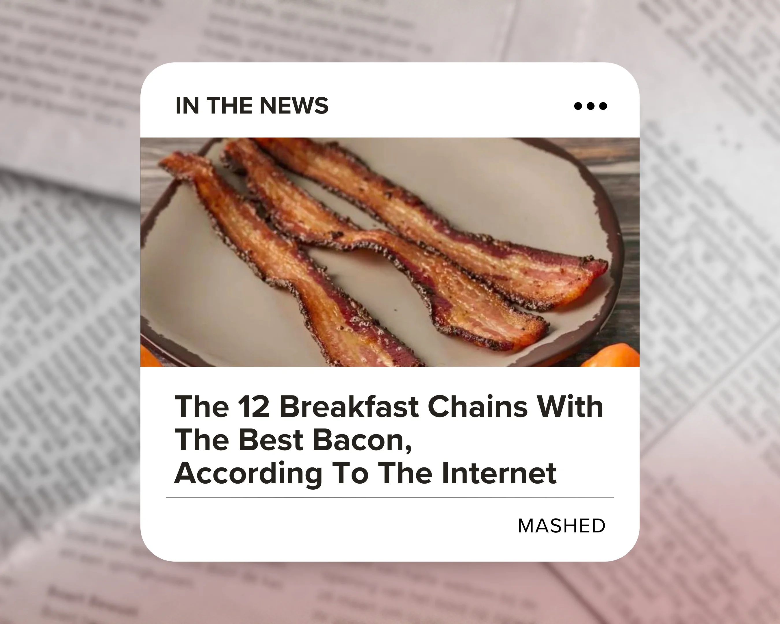 the 12 breakfast chains with the best bacon, according to the internet
