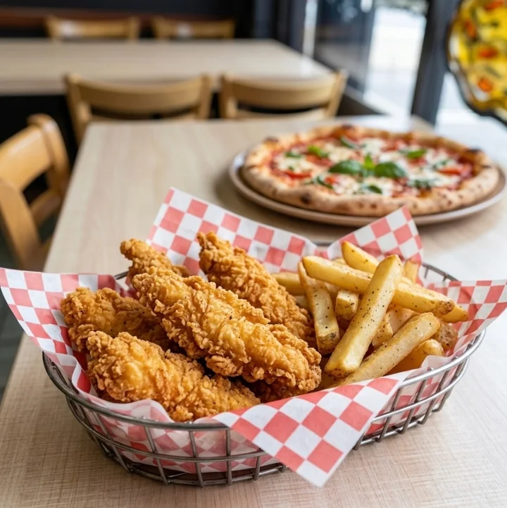 Halal | Chicken Tenders with French Fries