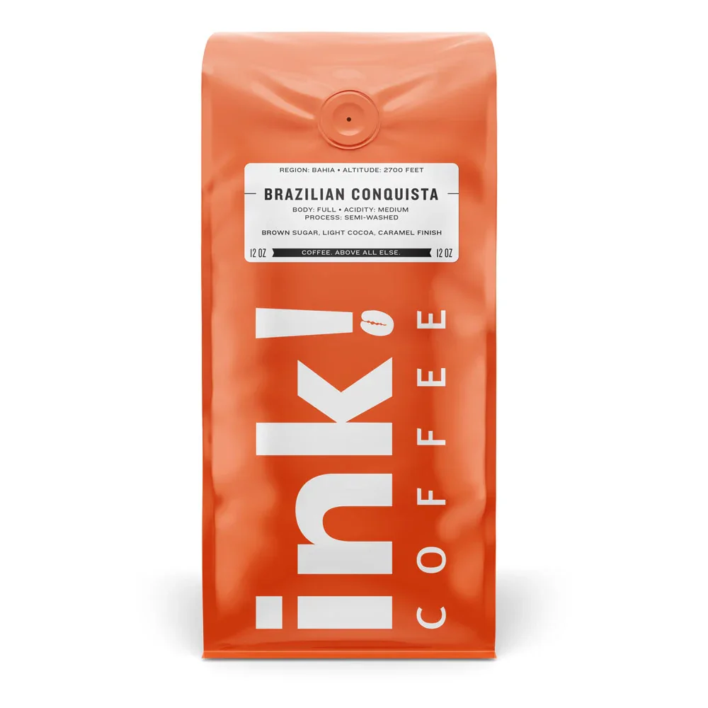 ink! coffee in a bag