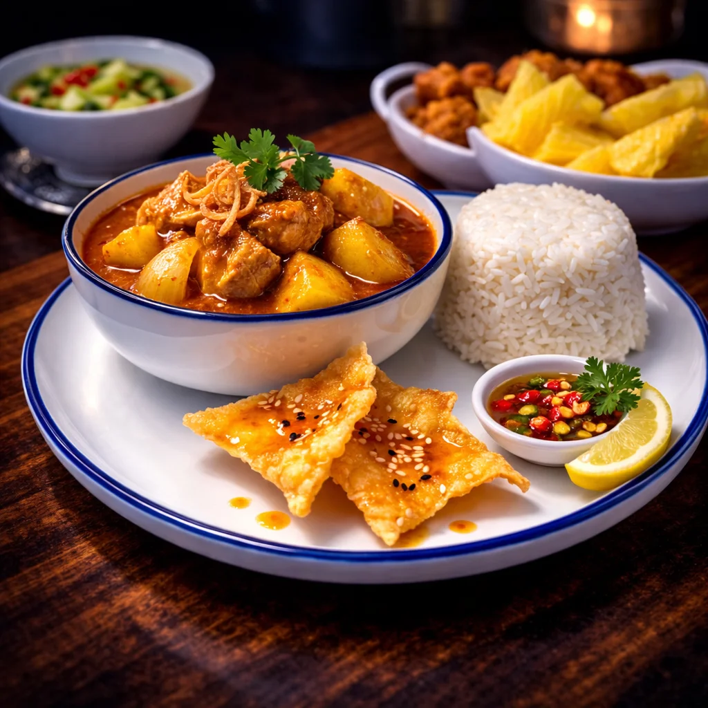 L-Green Curry + Rice