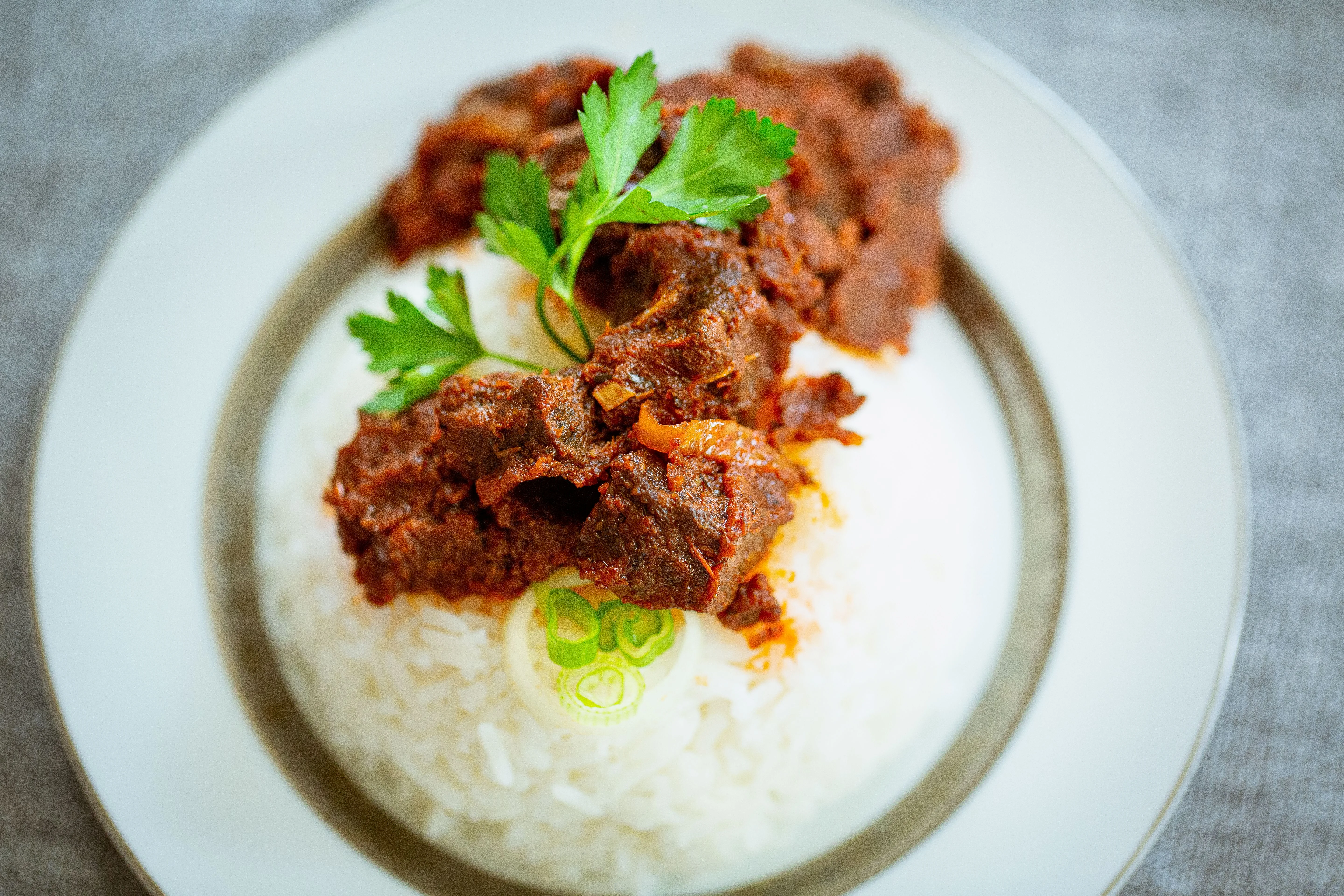 Delicious gourmet dish beautifully plated with vibrant colors.