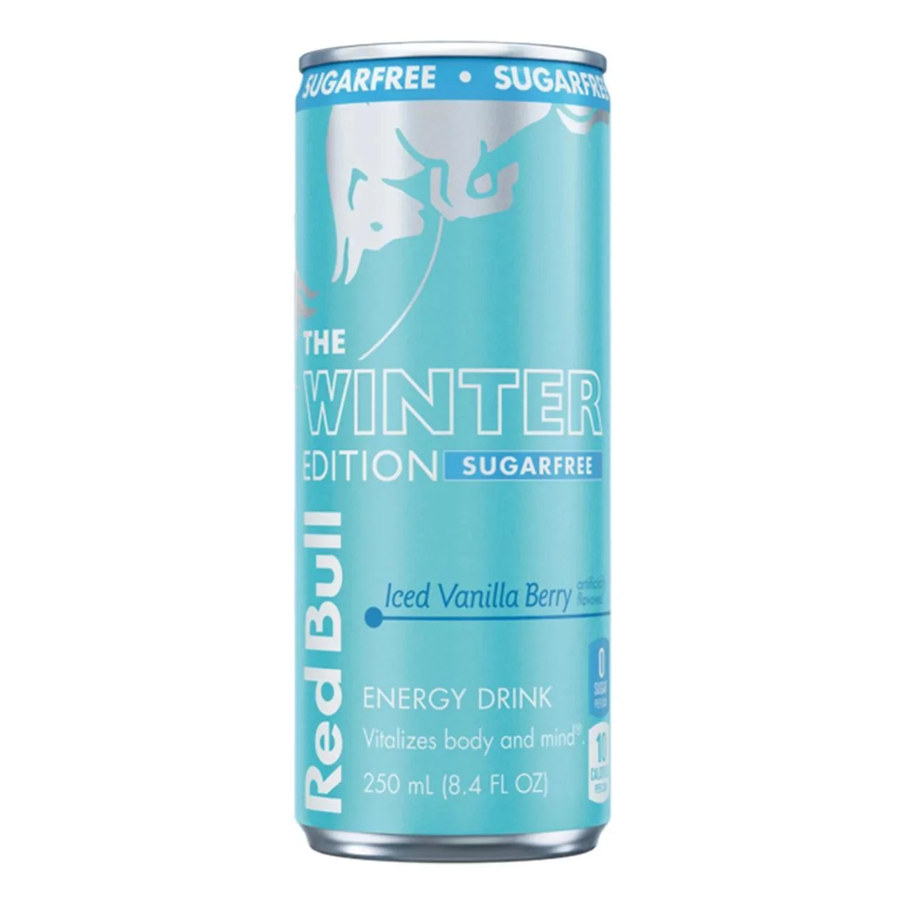 Red Bull Iced Edition Sugarfree Energy Drink Iced Vanilla Berry, 80mg Caffeine, Taurine & B Vitamins