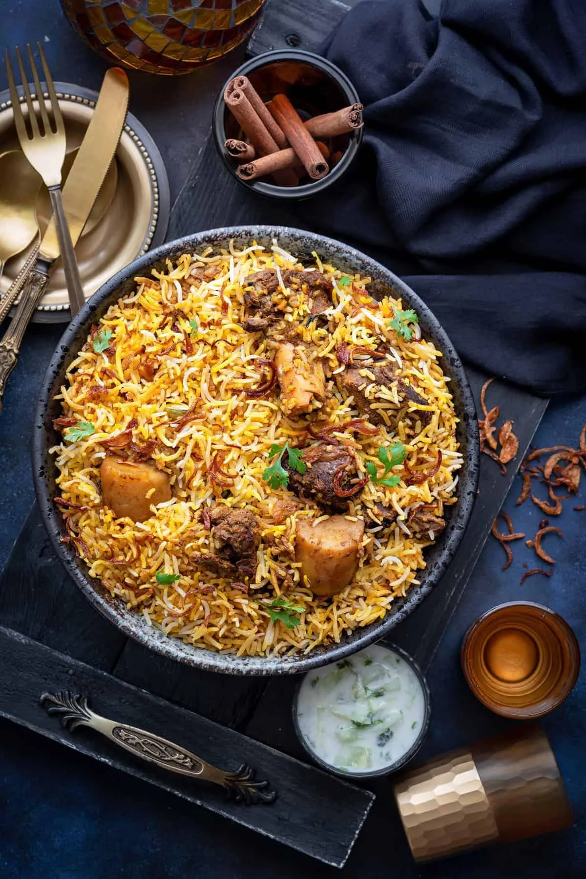 Goat Dum Biryani