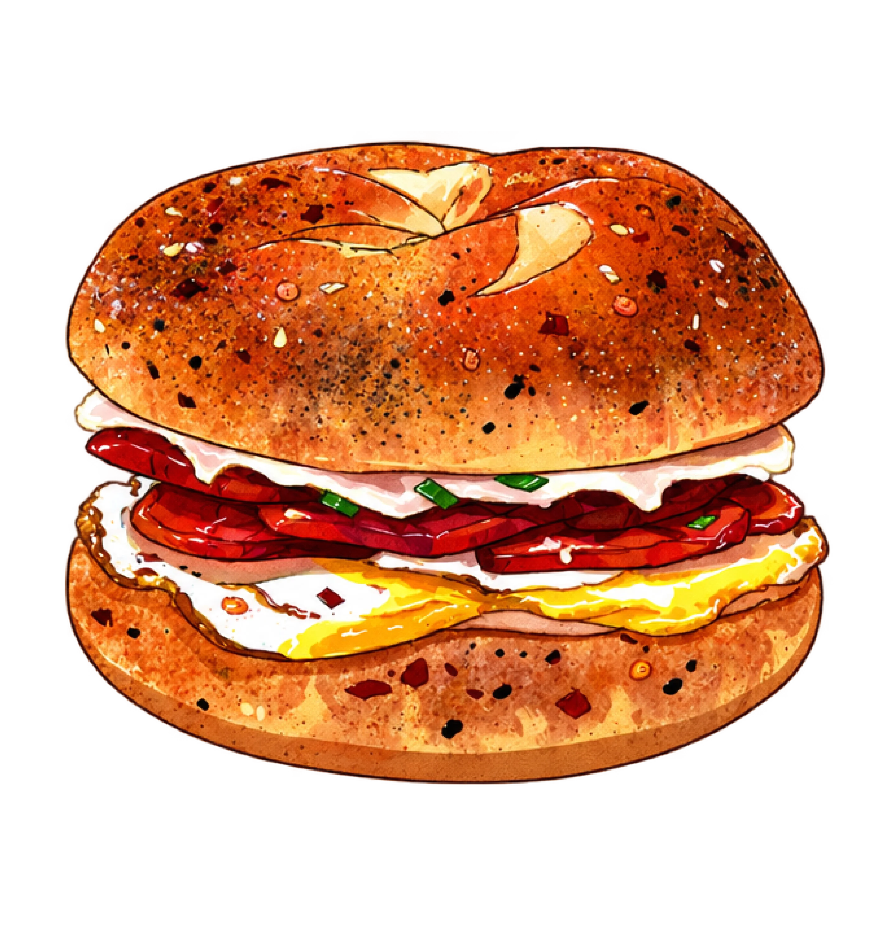 Artisan burger with a toasted bun and fresh toppings