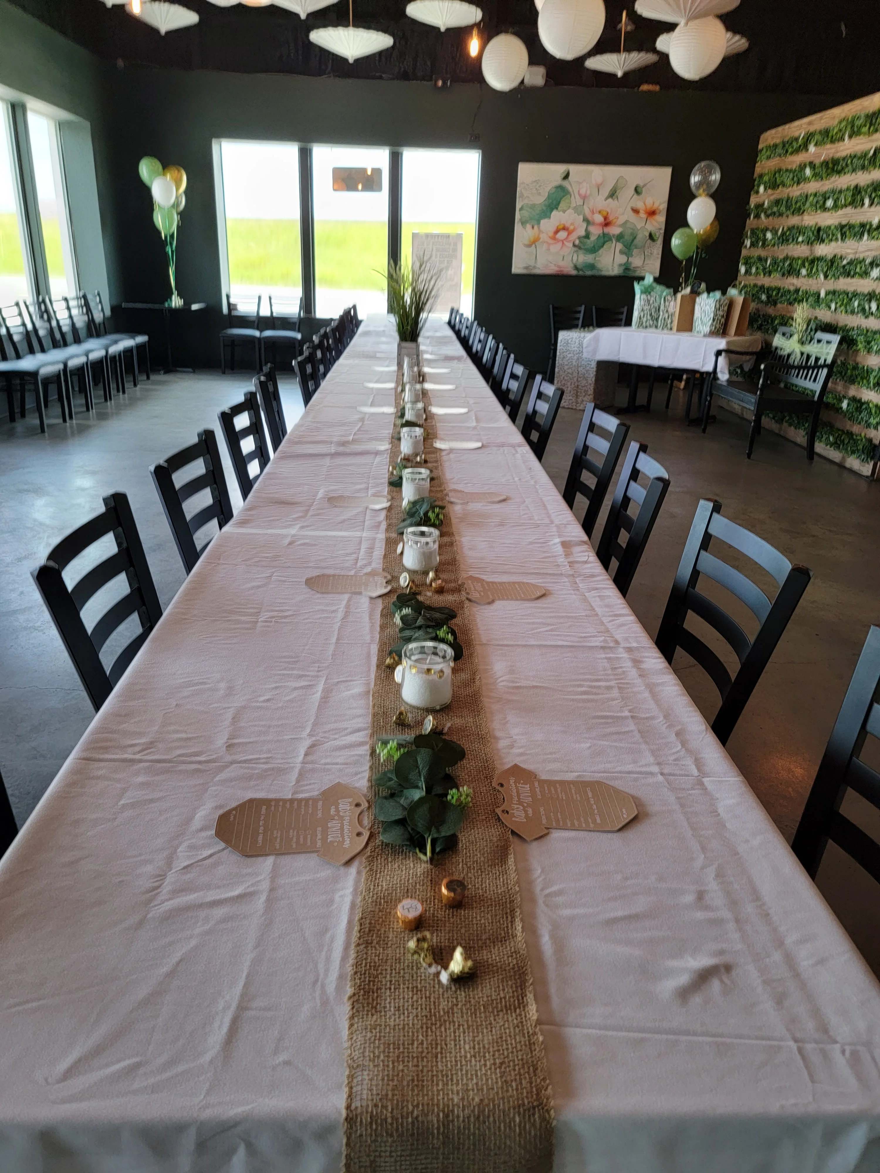 A table elegantly prepared for an event