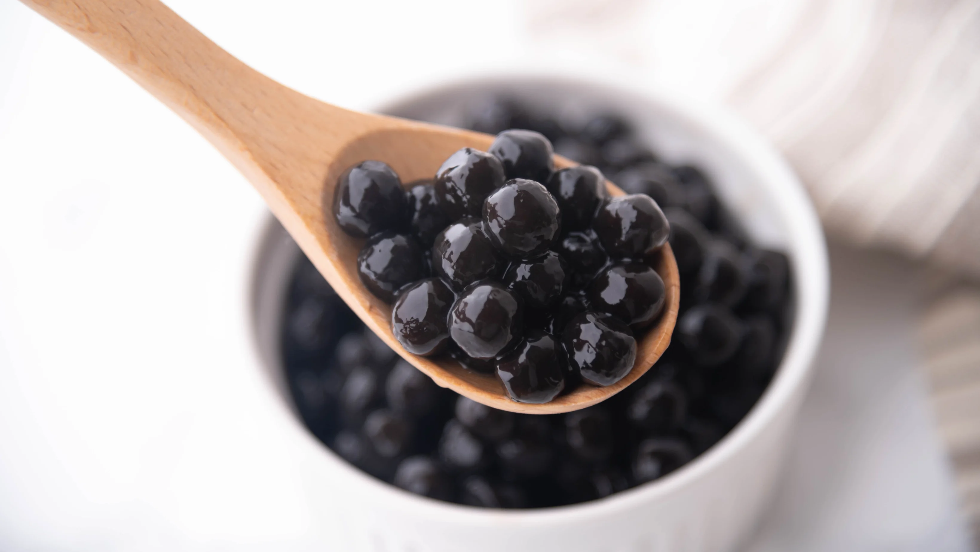 black boba pearls